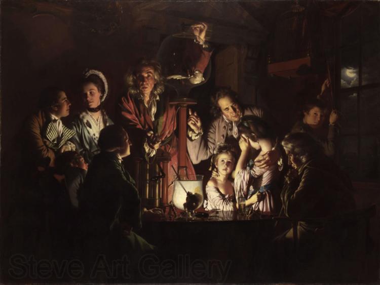 Joseph Wright The Experiment with the Aipump (mk22) Germany oil painting art